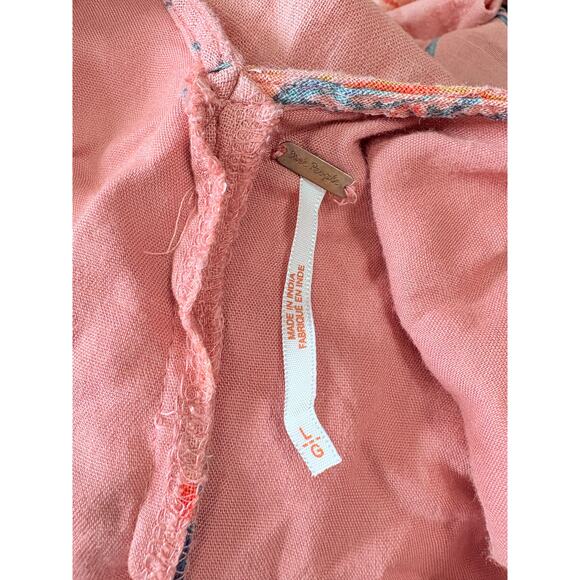 Free People Anita Tiered Ruffle Maxi Dress  in Desert Rose - Picture 9 of 9